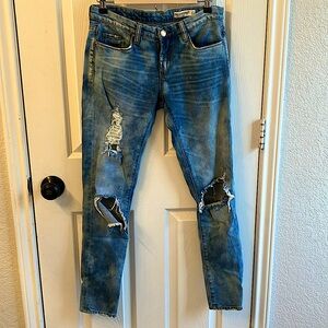 Blank NYC Skinny Classique Distressed Jeans size 27